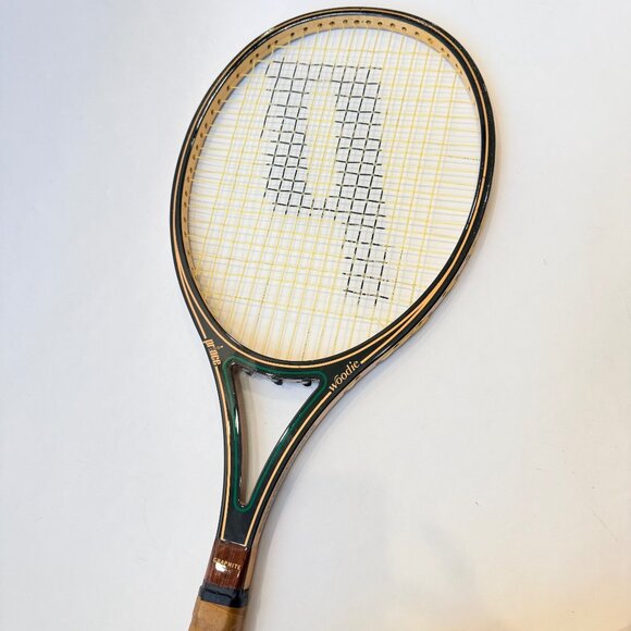 Vintage Prince Woodie Graphite Tennis Racket with Case – 4 3/8 - Picture 4 of 12